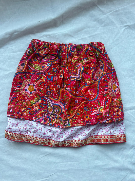 Kids Age 3-4 Colourful pink funky skirt