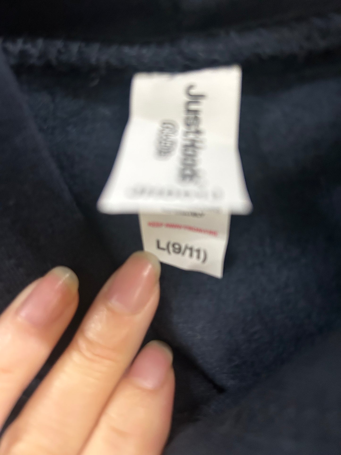 Kids Age 9-11 Navy Hoodie