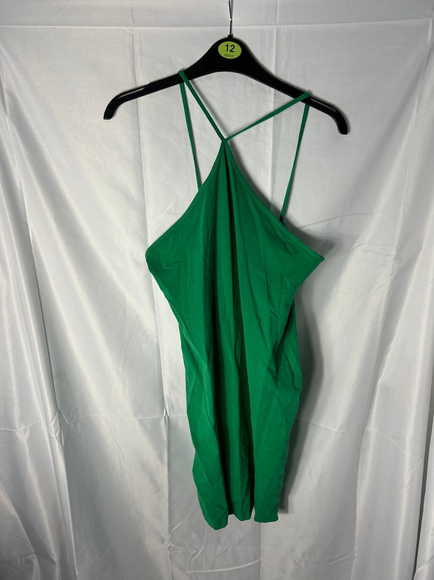 Ladies size Large - H&M green halter-neck strappy dress