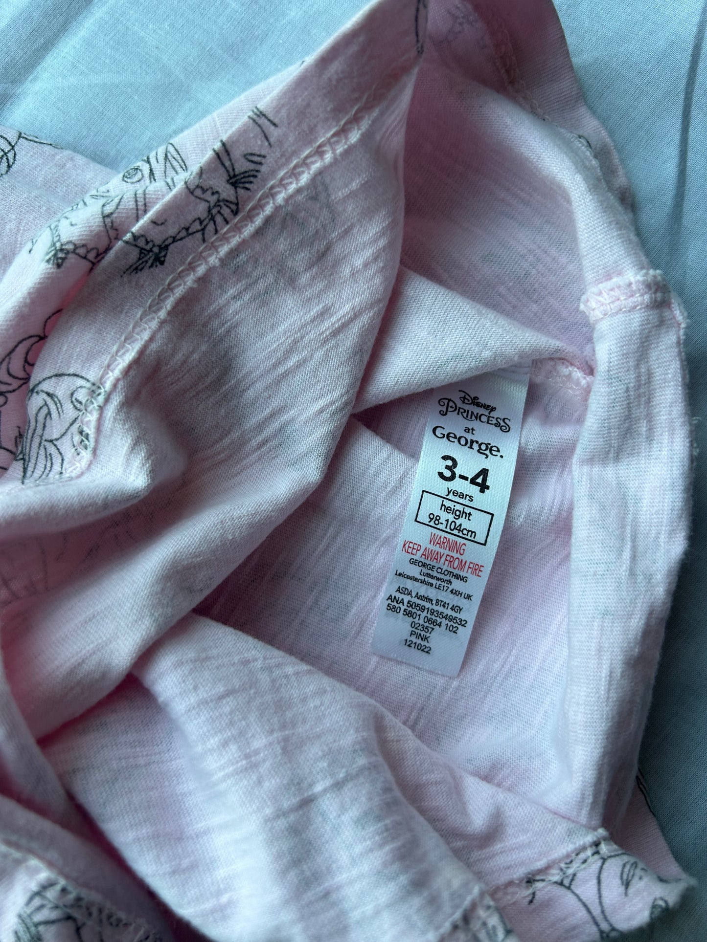 Kids Age 3-4 Disney Princess Summer Dress