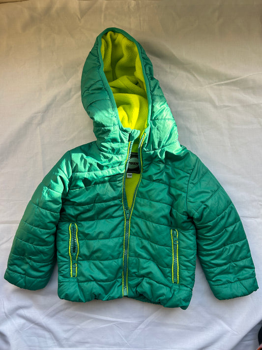 Baby 12-18 Months Green bright coat 'Push'