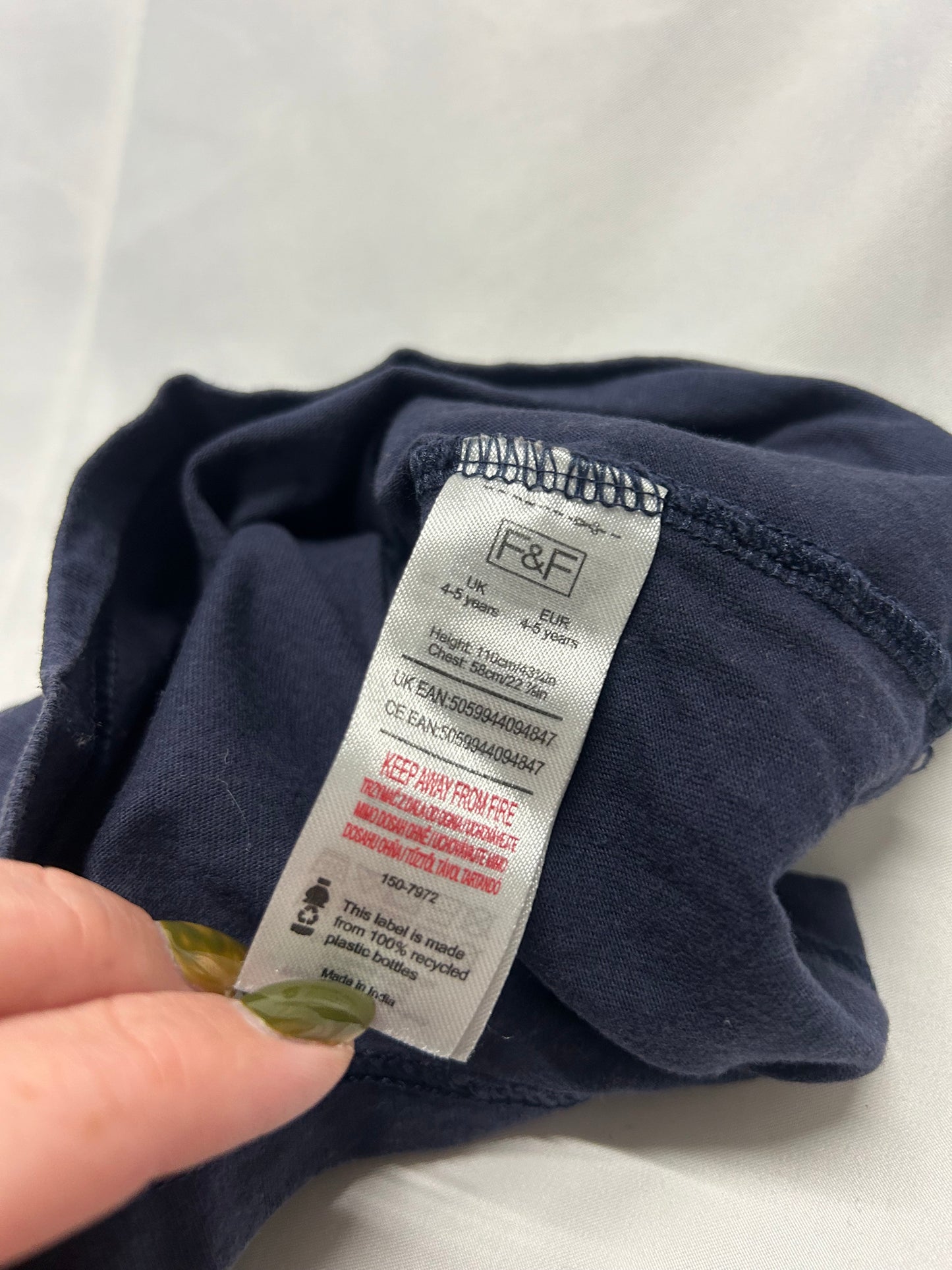 Kids 4-5 Navy Blue Gamer Tshirt