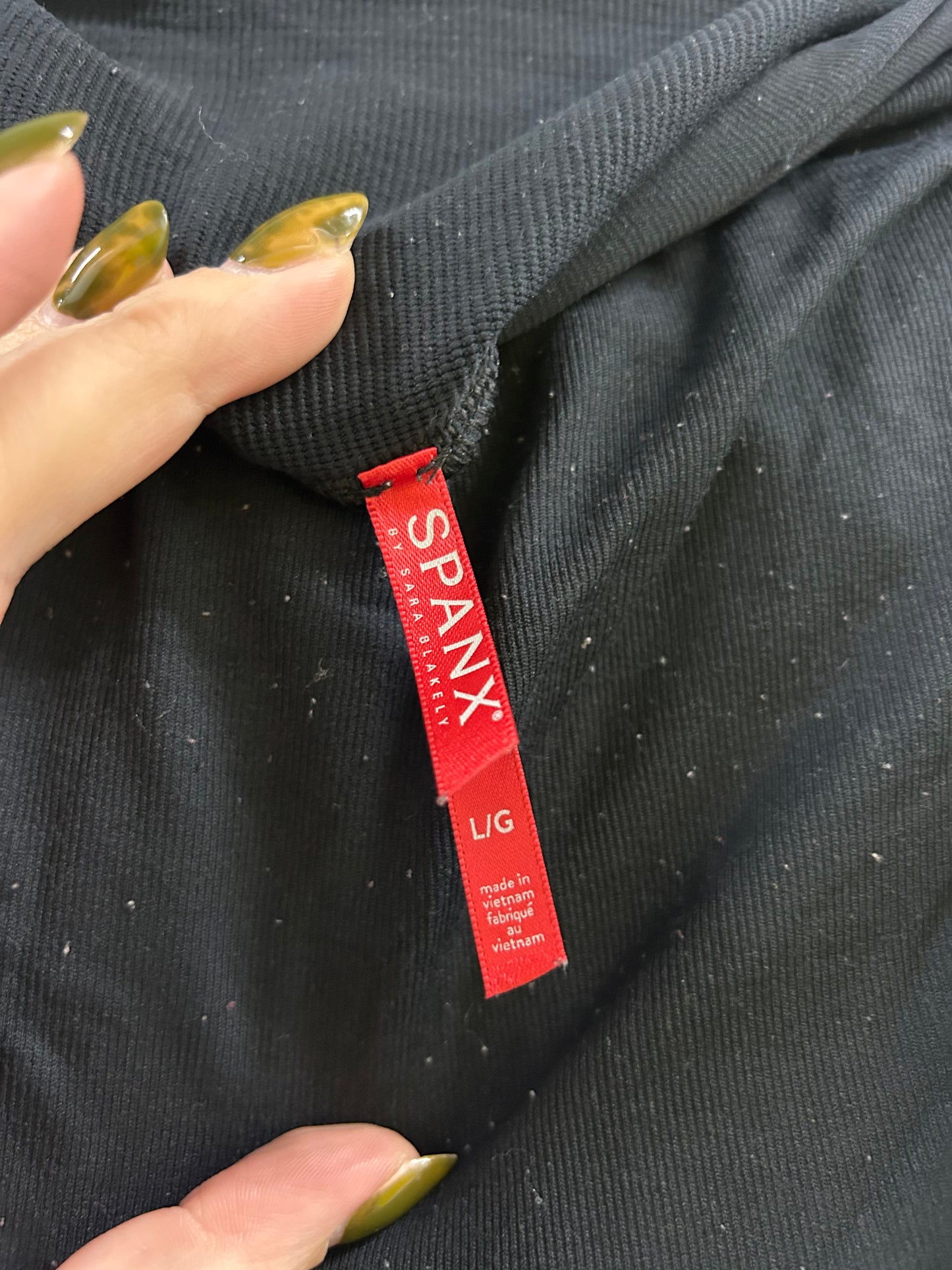 Ladies size Large Spanx Black Leggings Ladies