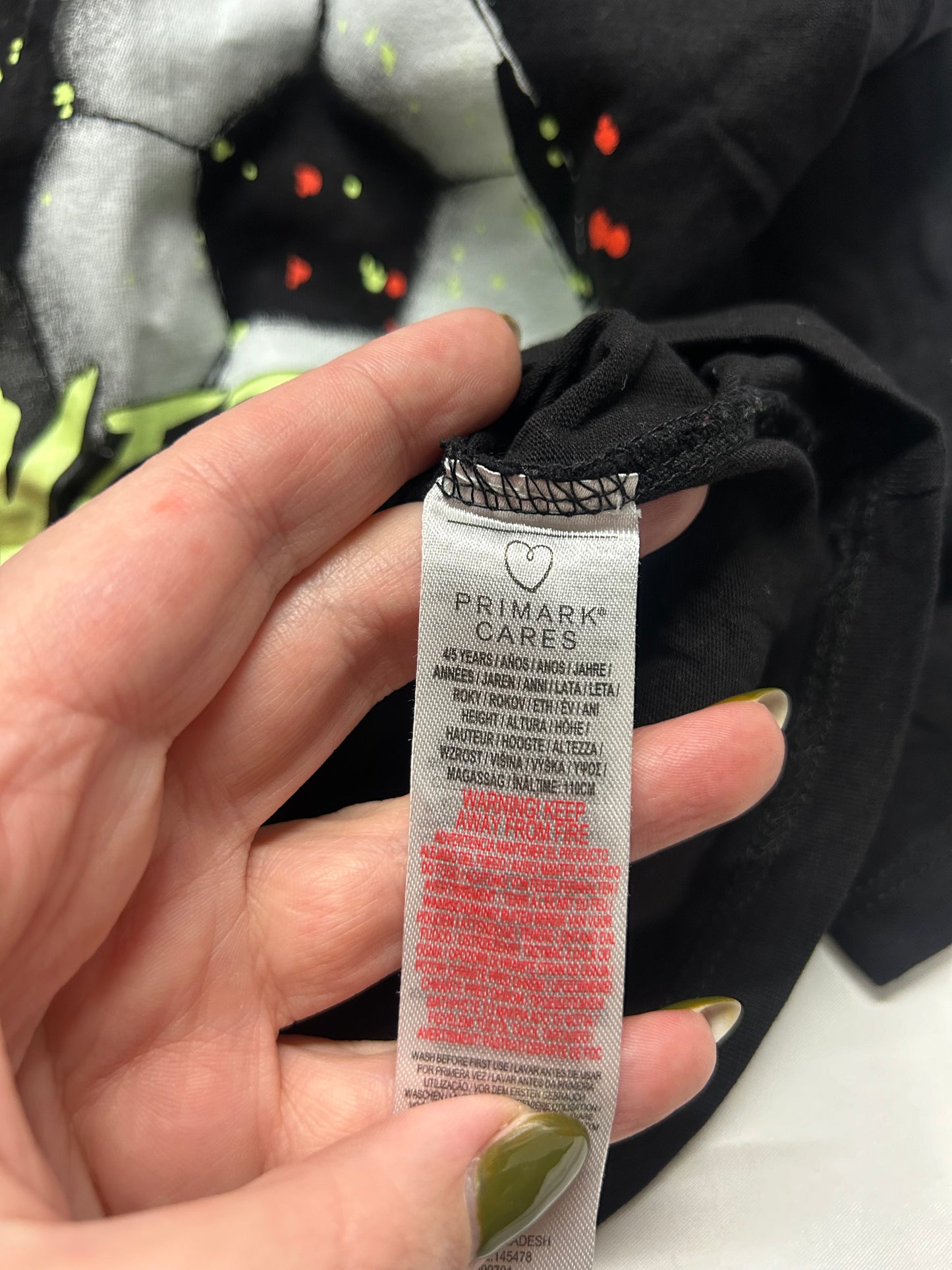 Kids 4-5 Long Sleeve Black 'Football' illustration Tshirt