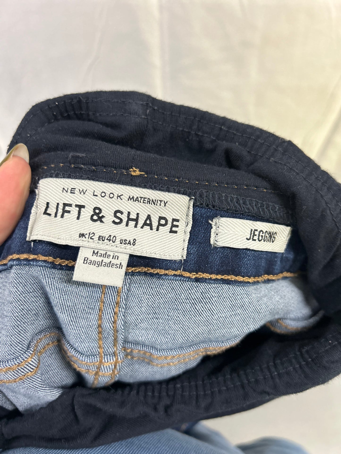 Maternity Size 12 - New Look - Blue Jeggings