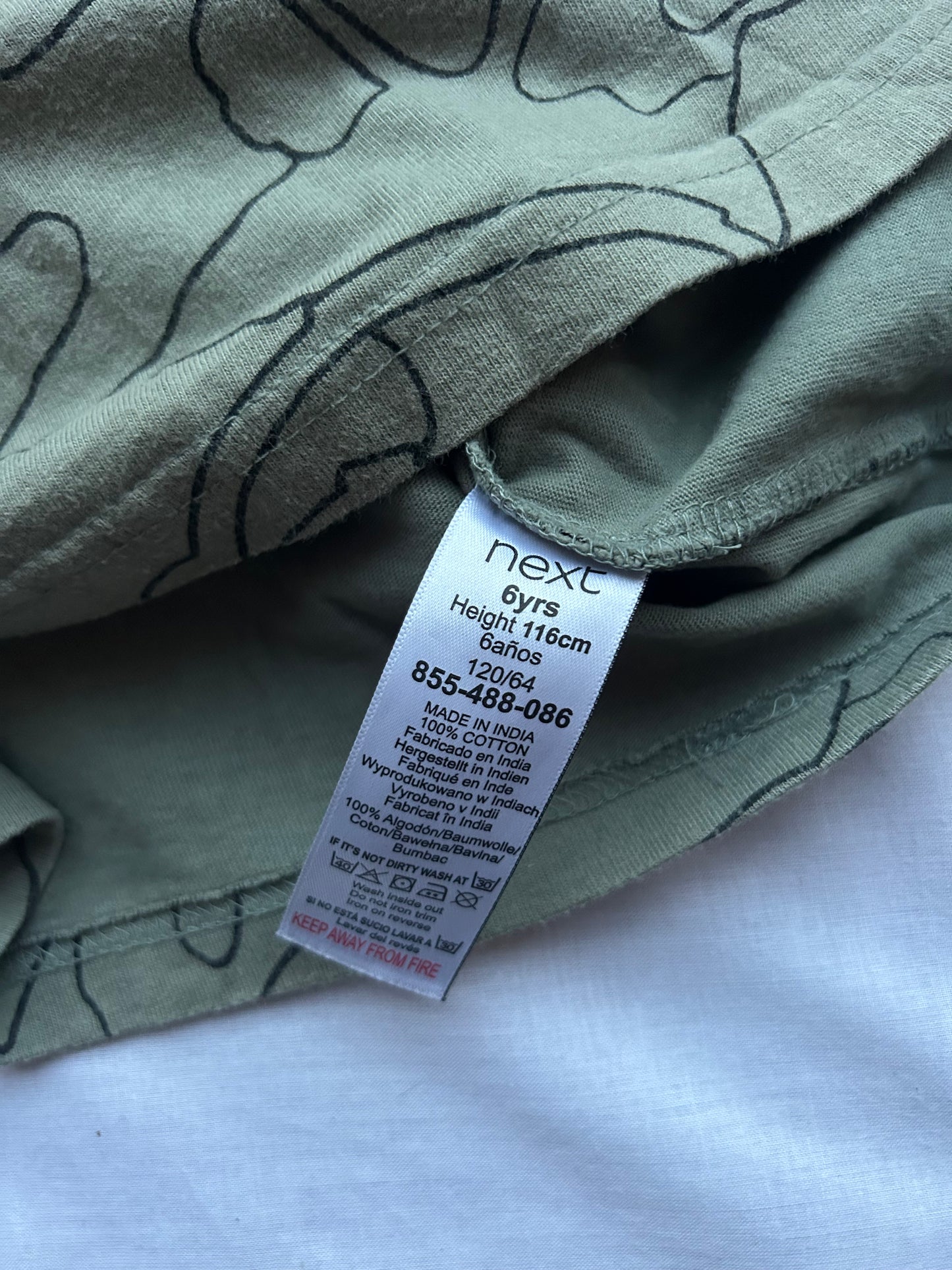 Kids 6 years Green 'Gamer' sequin top