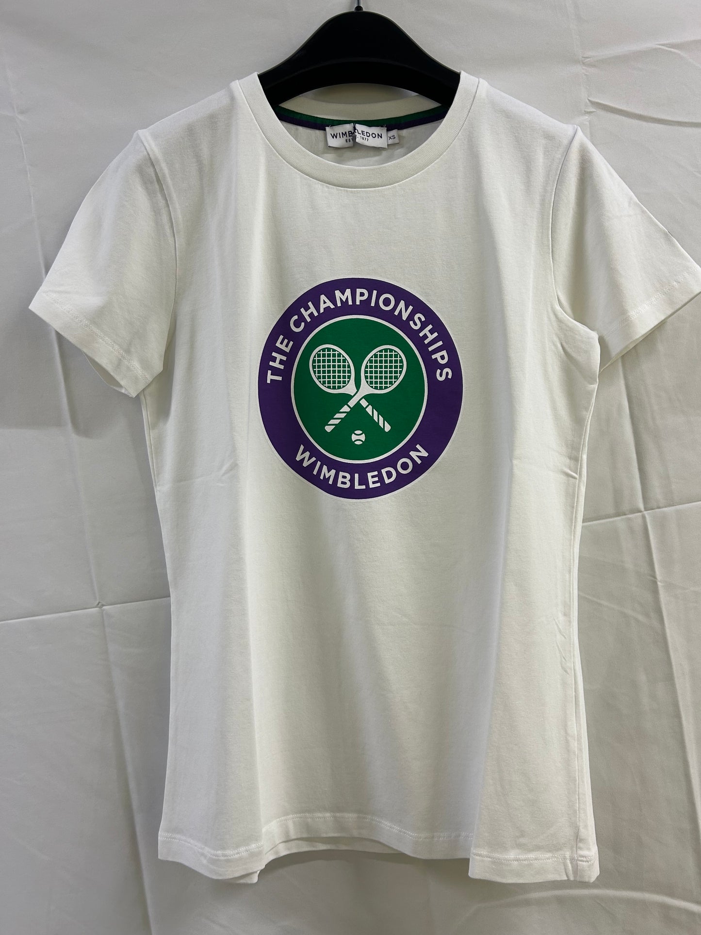 Ladies Size 6 White Wimbledon Tshirt