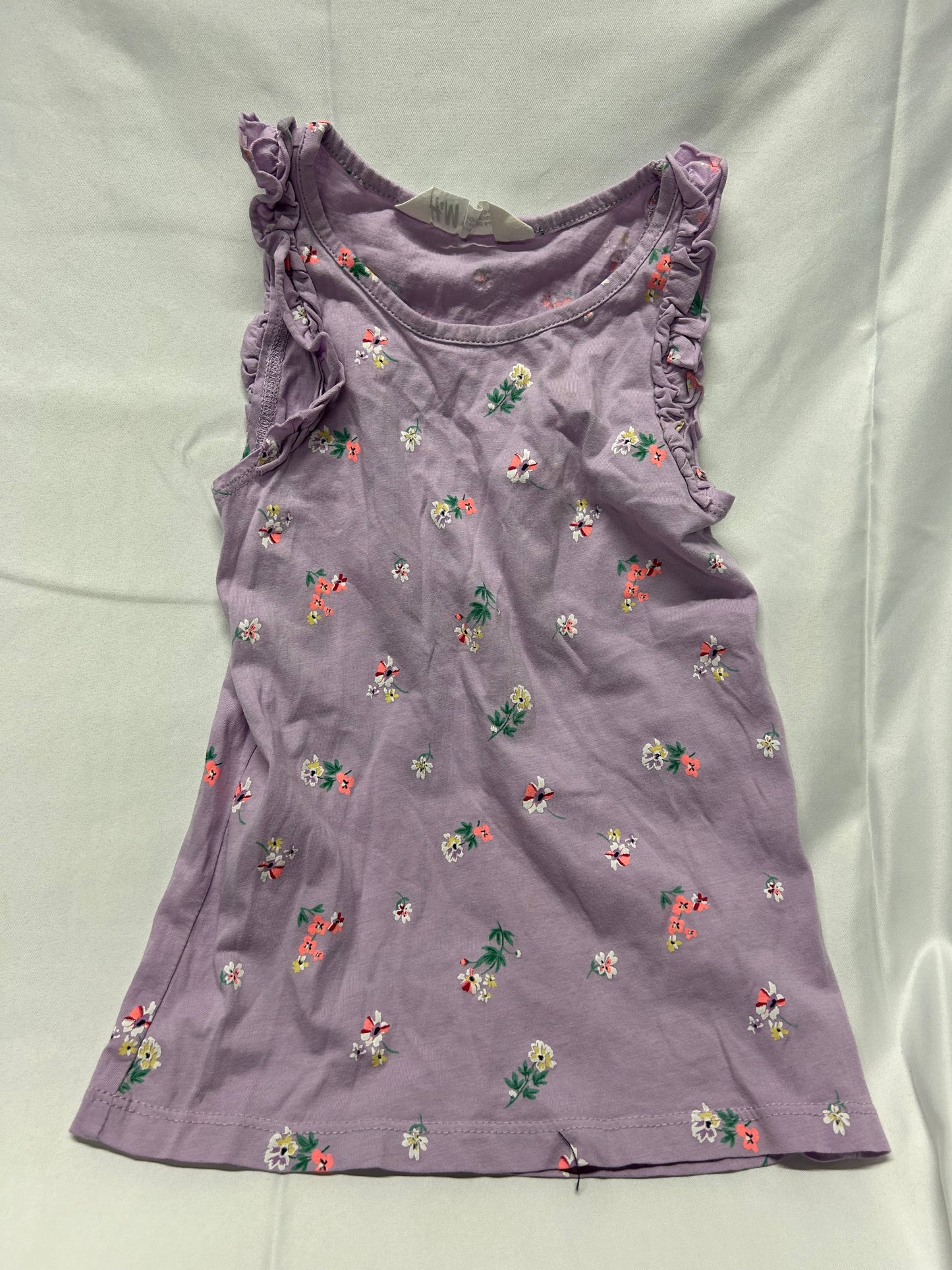 Kids 4-5 H&M lilac purple flowers dress