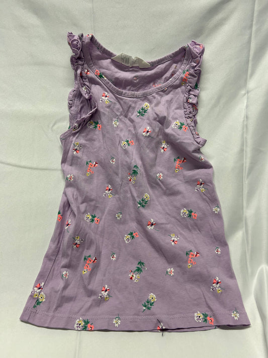 Kids 4-5 H&M lilac purple flowers dress