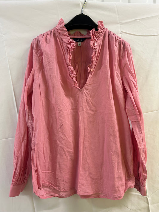 Ladies Size 6 Jools Pink Long sleeve Shirt