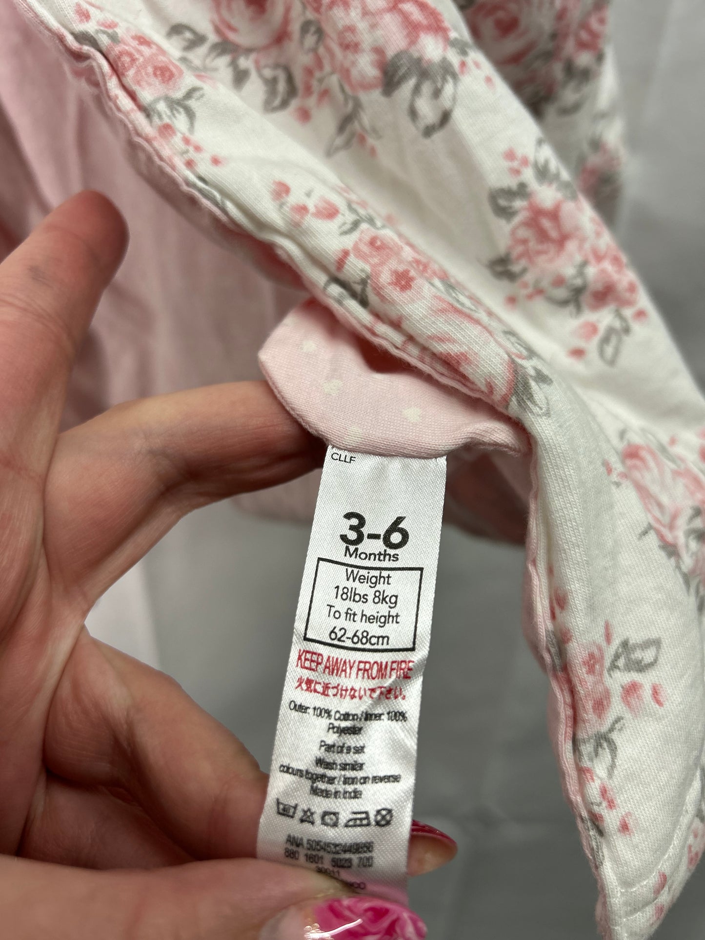 Kids Baby age 3-6 months - floral coat