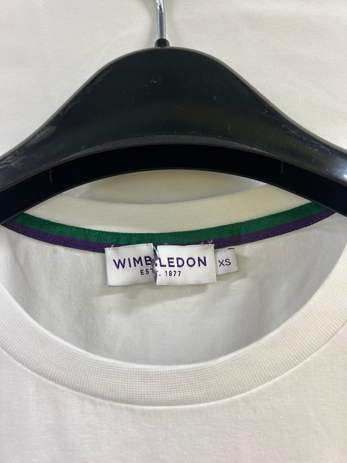 Ladies Size 6 White Wimbledon Tshirt