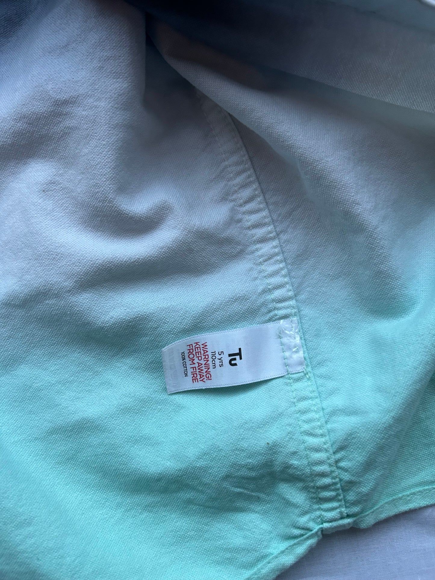 Kids 5-6 Blue Tie Dye Shirt