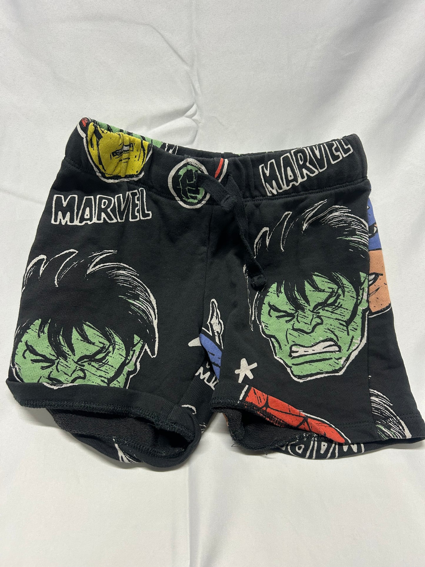 Kids 4-5 Marvel Black Shorts