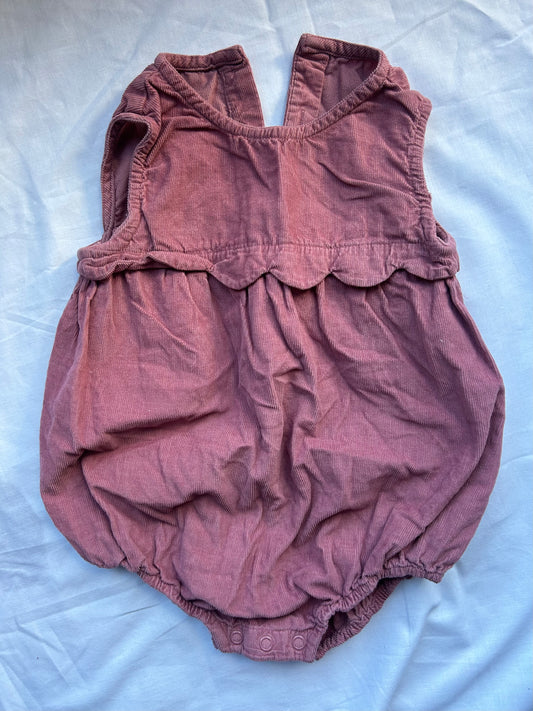 Baby 18-24 Months Pink 'Tu' baby grow