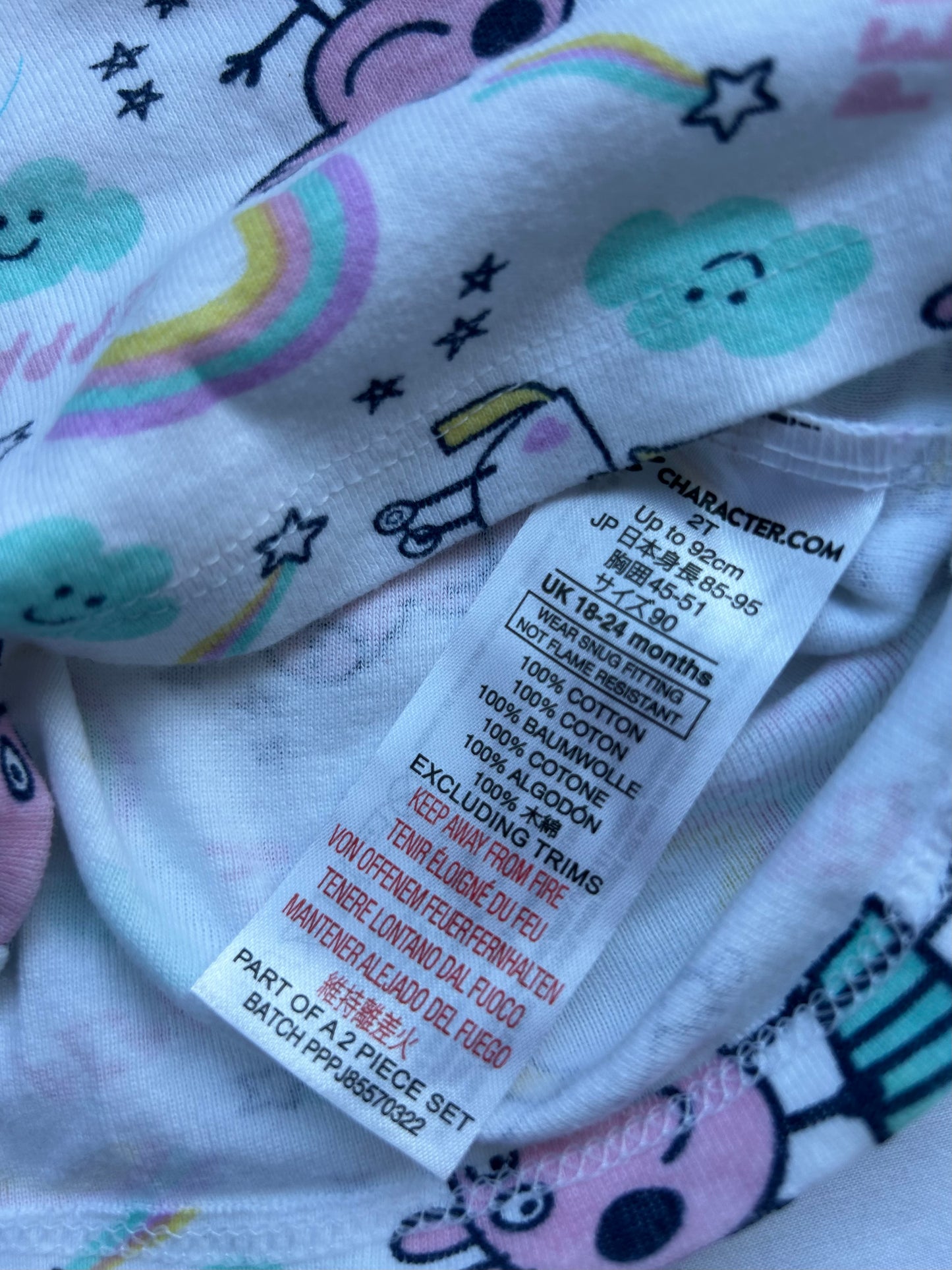 Baby 18-24 Months Peppa Pig Pyjama Set