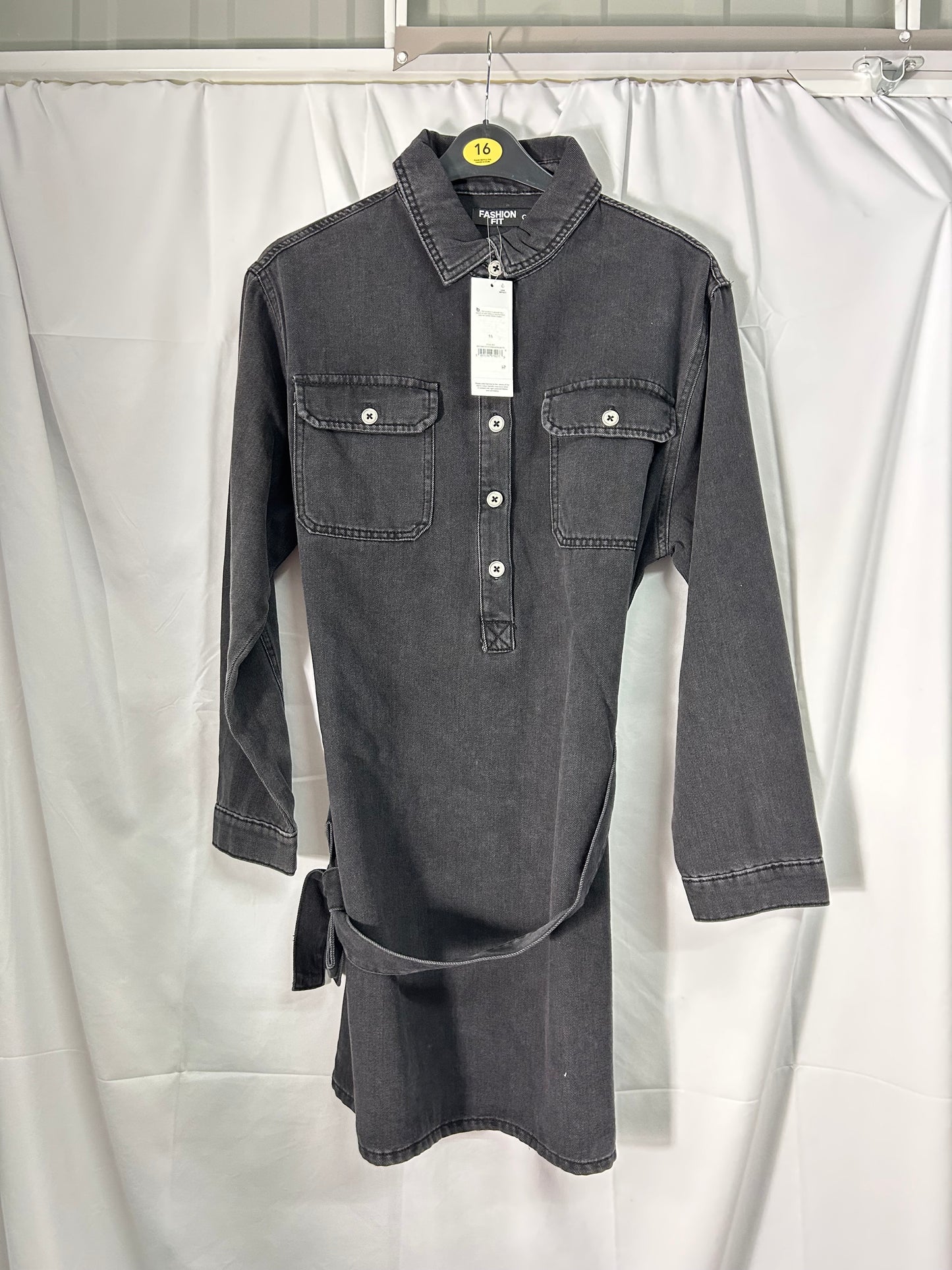 Ladies size 16 - grey denim dress George@Asda
