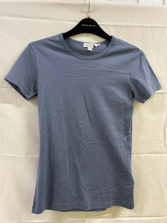 Ladies Size XXS Blue Sunspel Tshirt