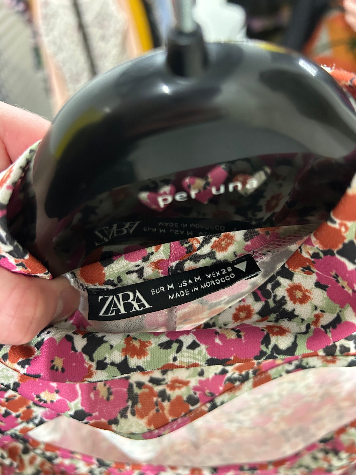 Ladies Size 14 Pink Floral Dress