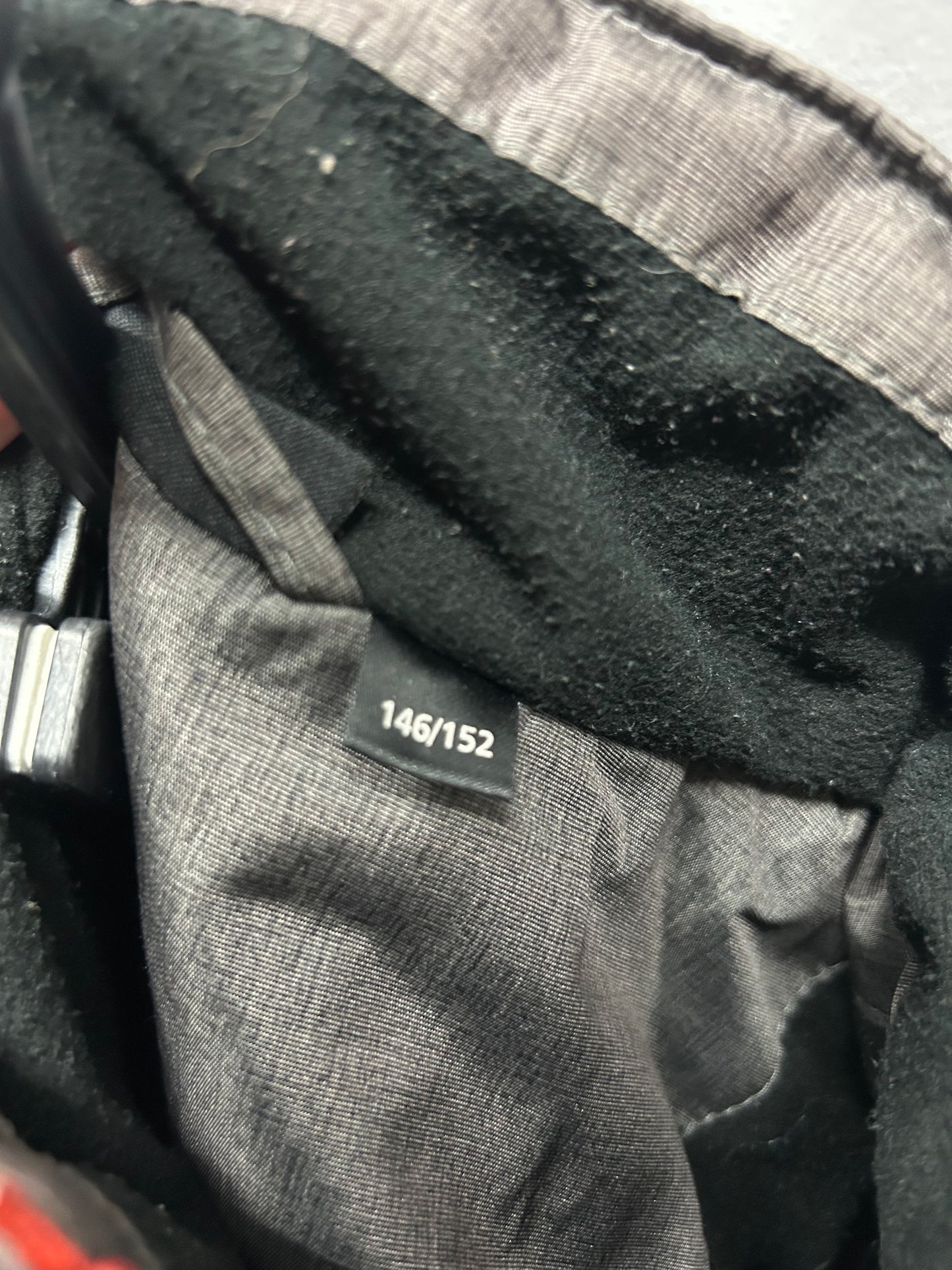 Kids age 11-12 years- black grey red coat