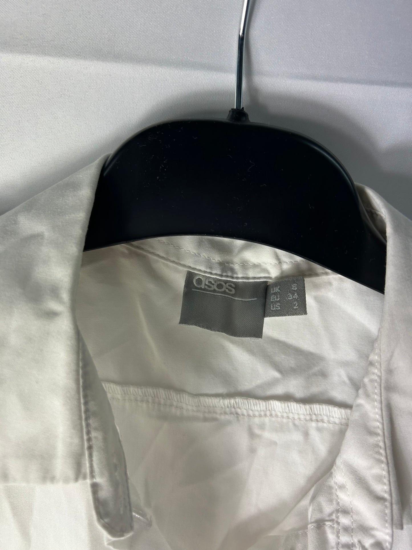 Ladies size 6 - white vest blouse ASOS