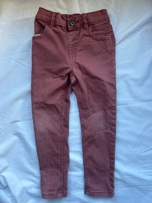 Baby 18-24 Months Dark Pink Jeans