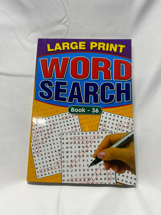 Word Search Book - Large Print Wordsearch Book 36