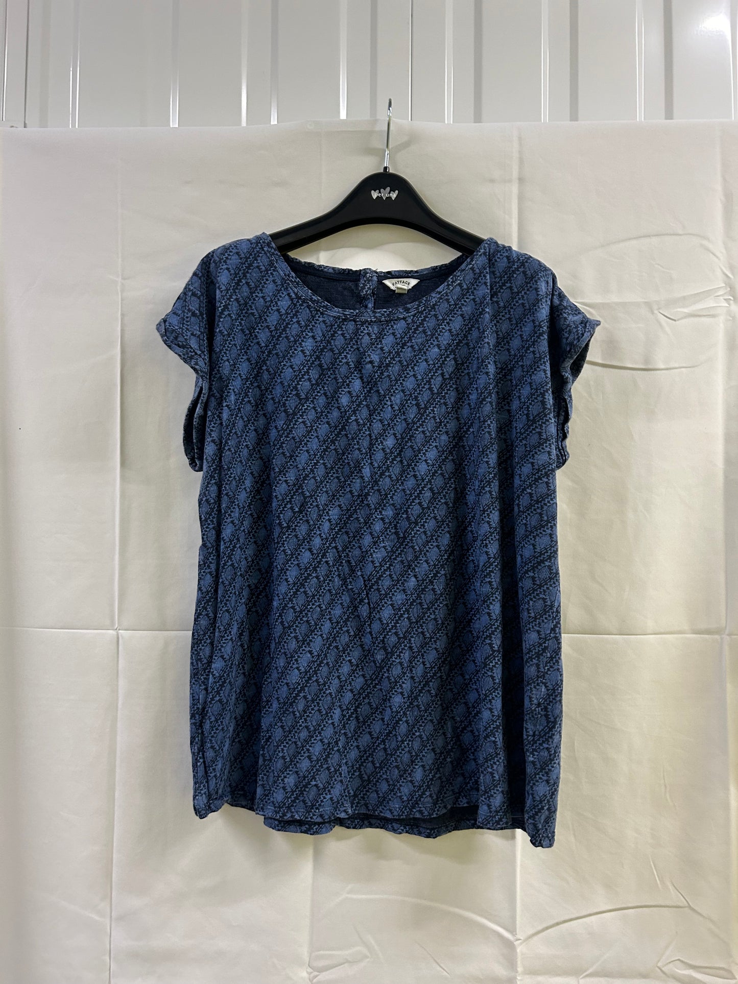 Ladies Size 16 FatFace Blue Top