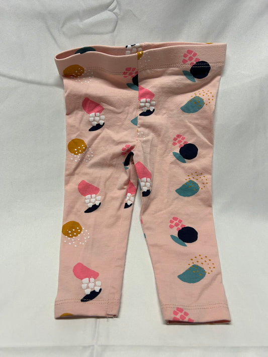 Baby 6-9 months Pink Flowers Trousers
