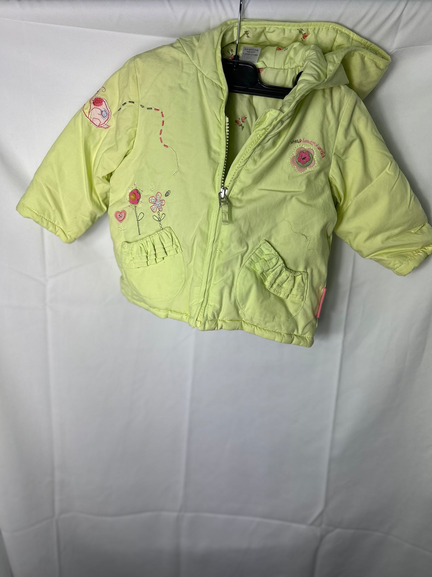 Kids Baby age 6-9 months - green coat