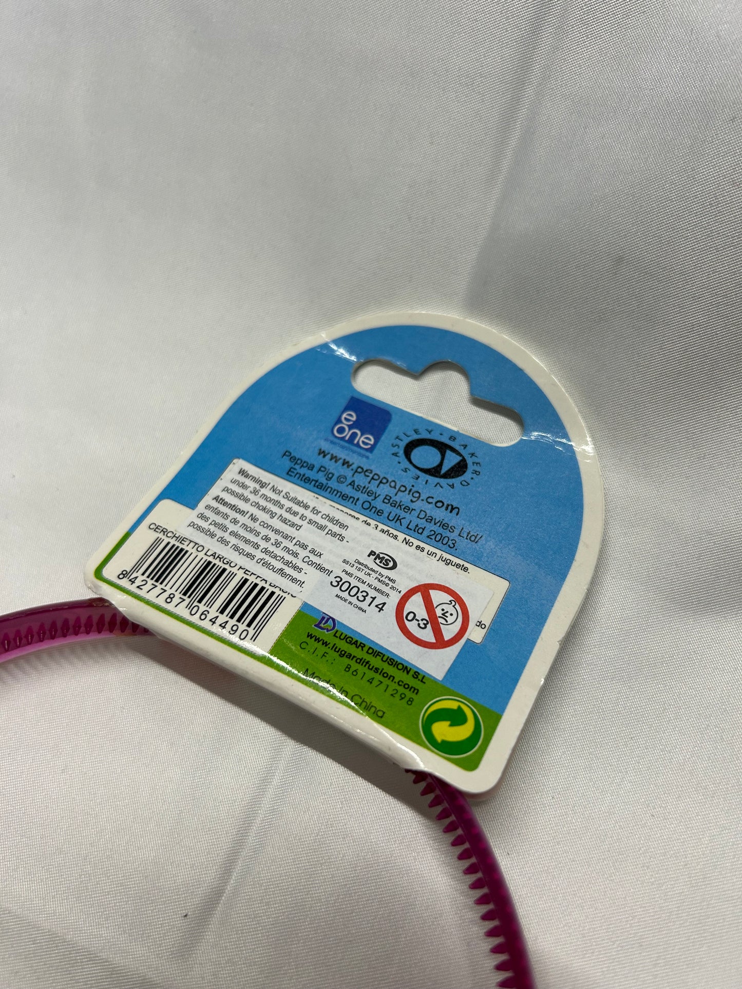 Peppa Pig Headbands Dark Pink