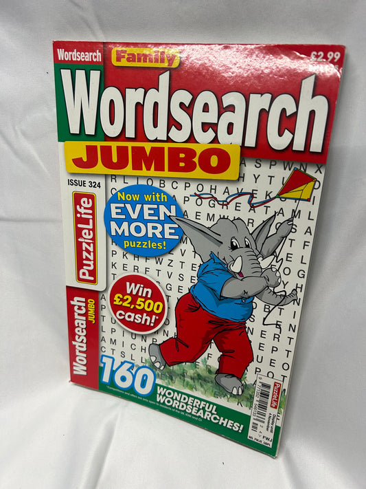 Word Search Book - Jumbo Elephant Wordsearch Book