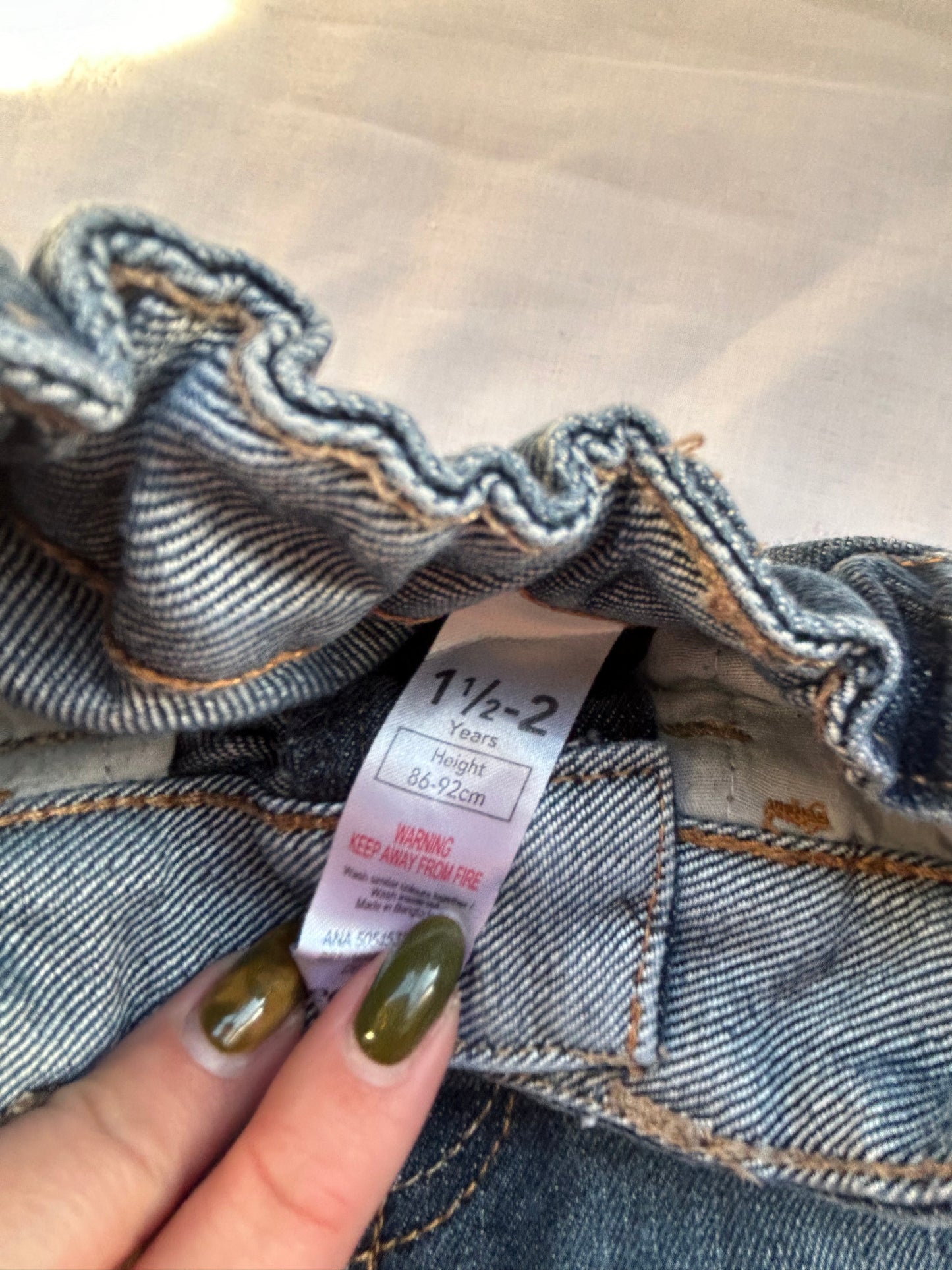 Baby 18-24 Months Dark Blue 'George' Denim Jeans