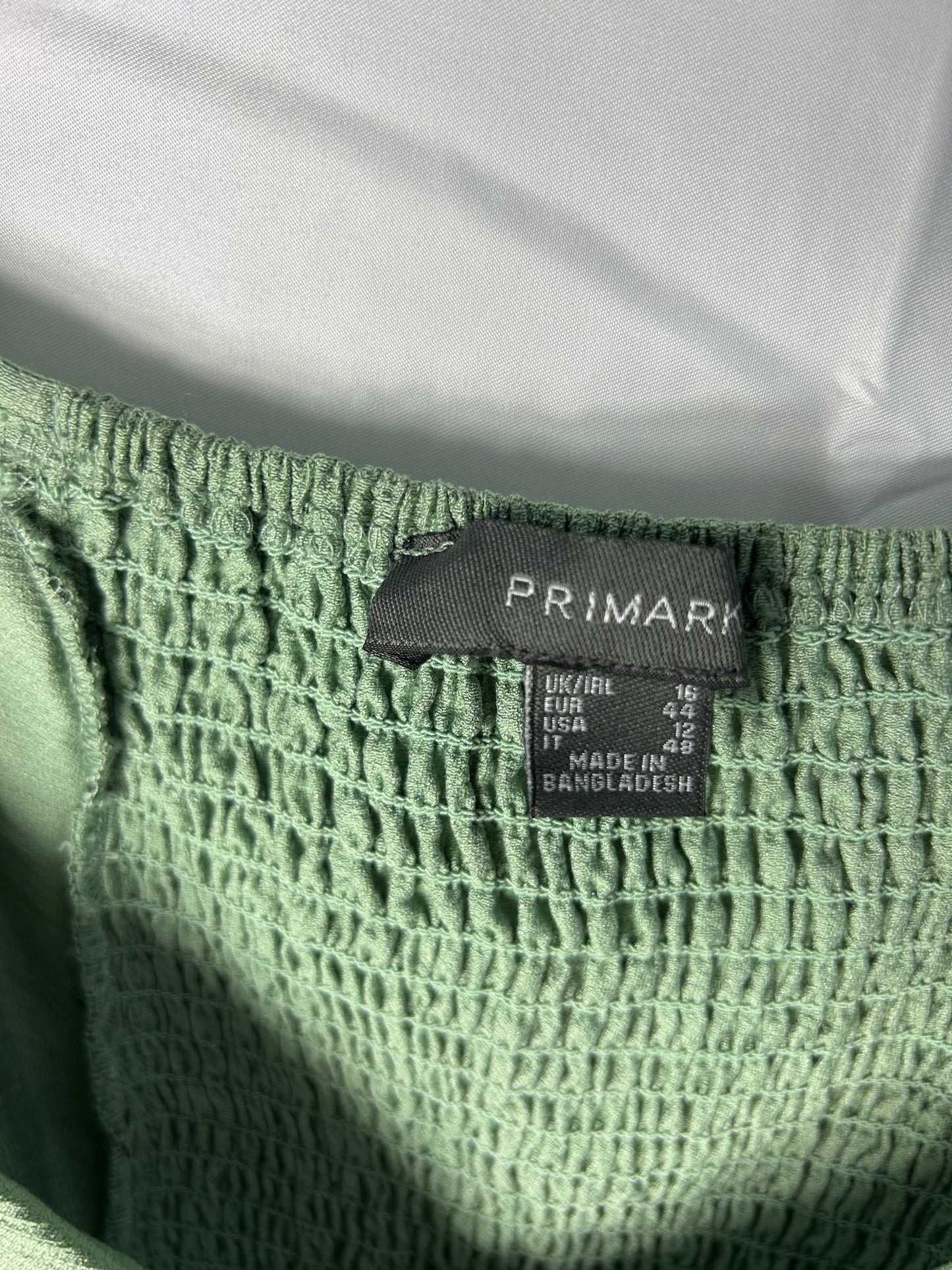 Ladies size 16 - Pale Green primark crop top