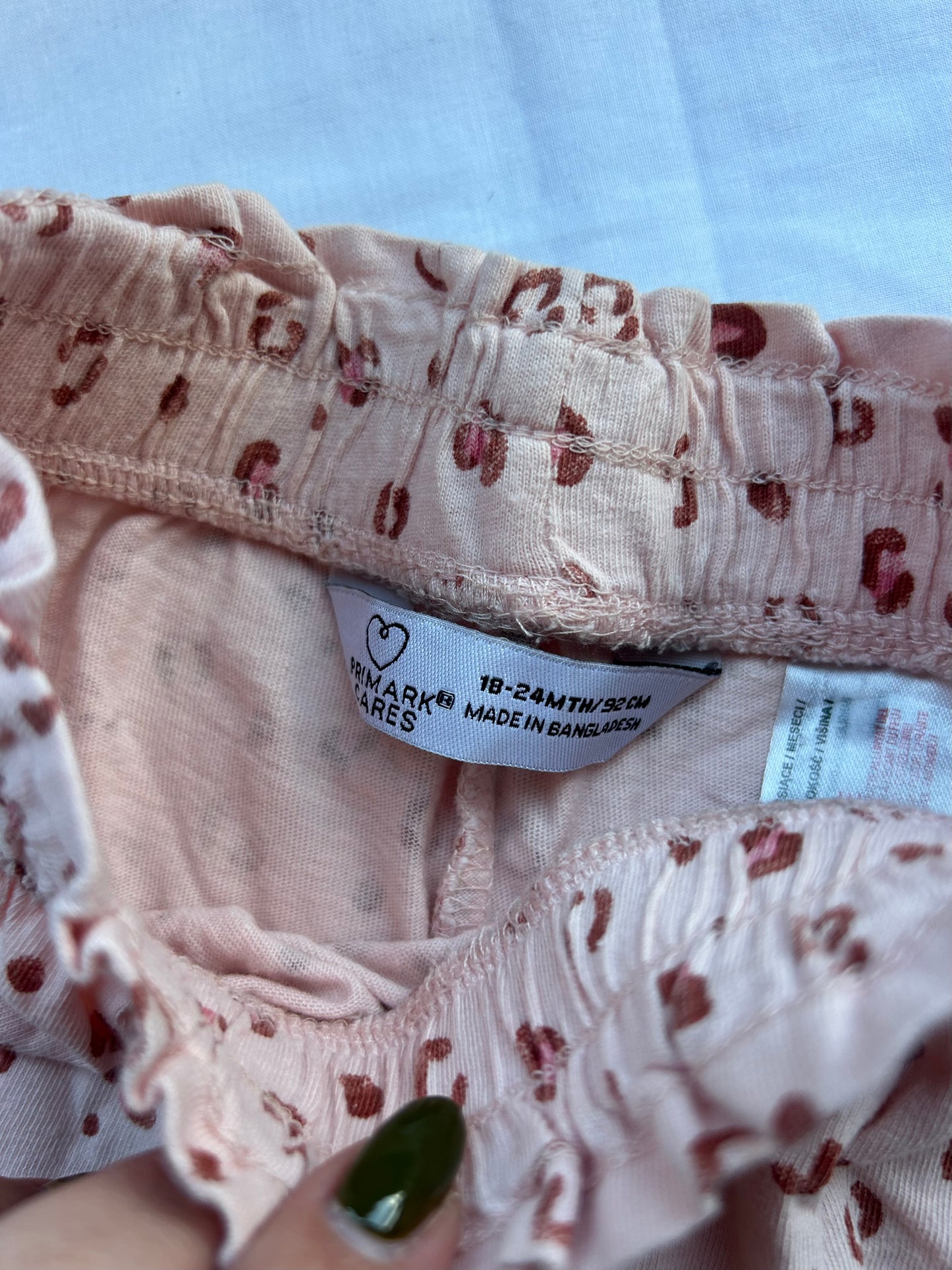 Baby 18-24 Months Cheetah Pink Shorts