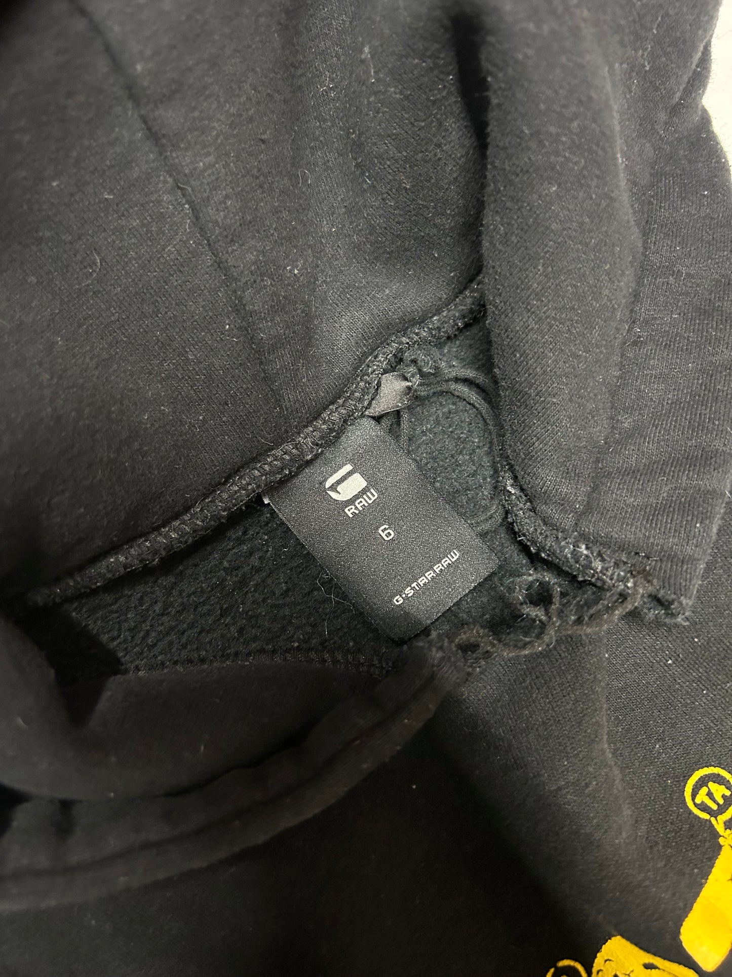 Kids Age 6-7 Gstar Raw Black Hoodie