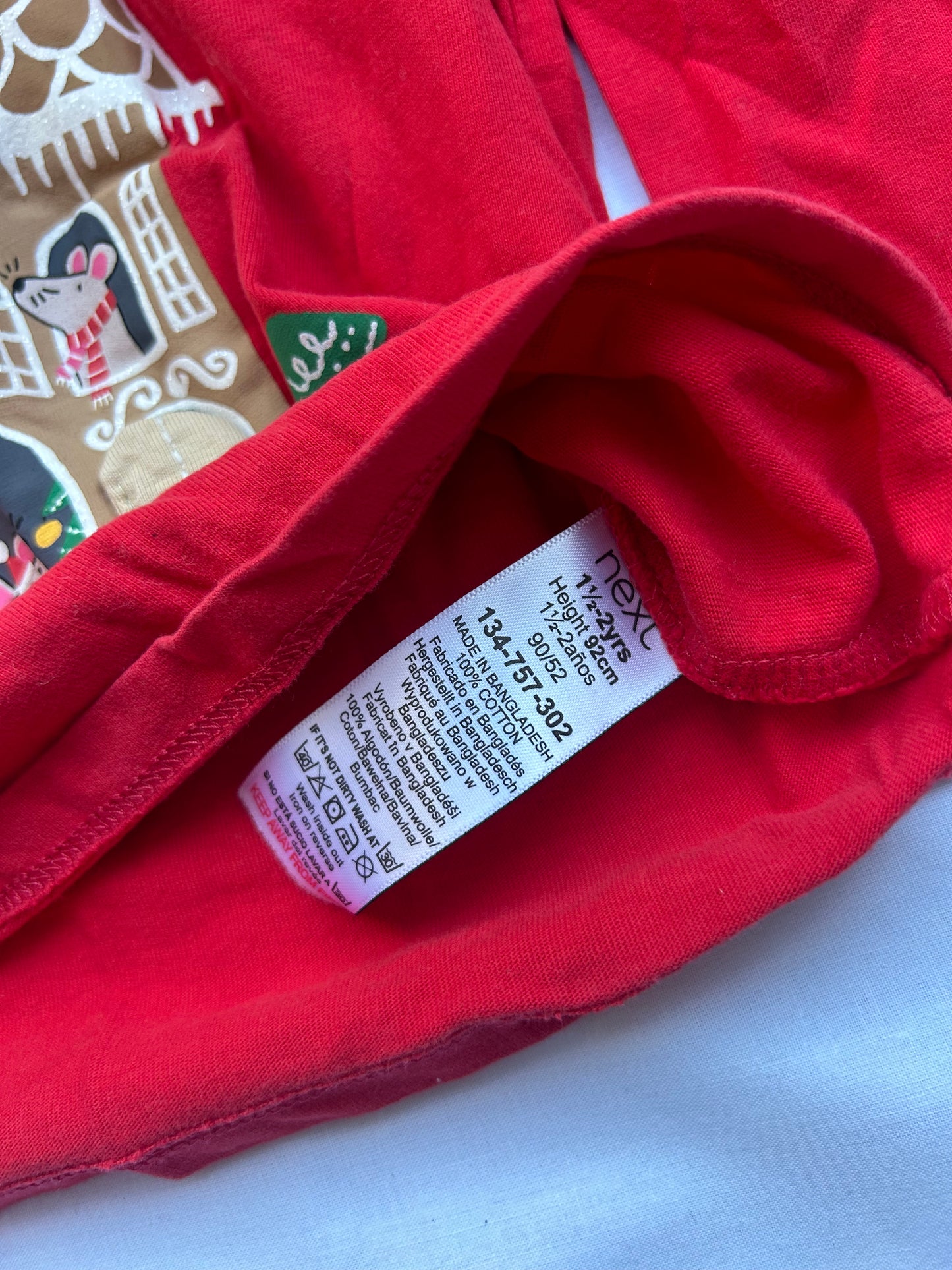 Baby 18-24 Months Gingerbread House Christmas Long Sleeve Top