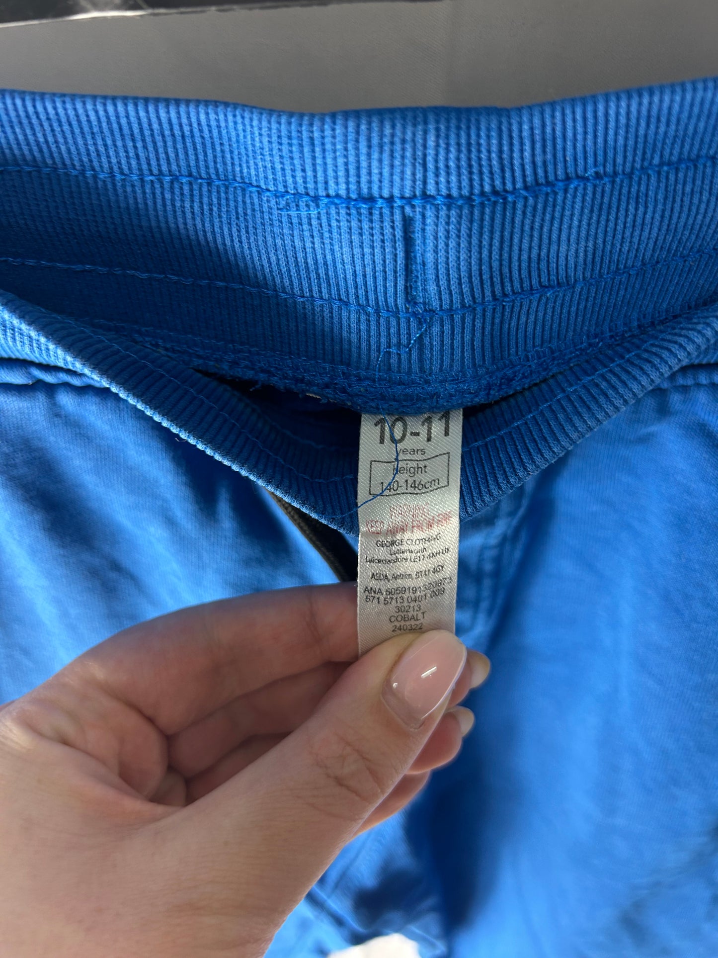 Kids age 10-11 blue joggers