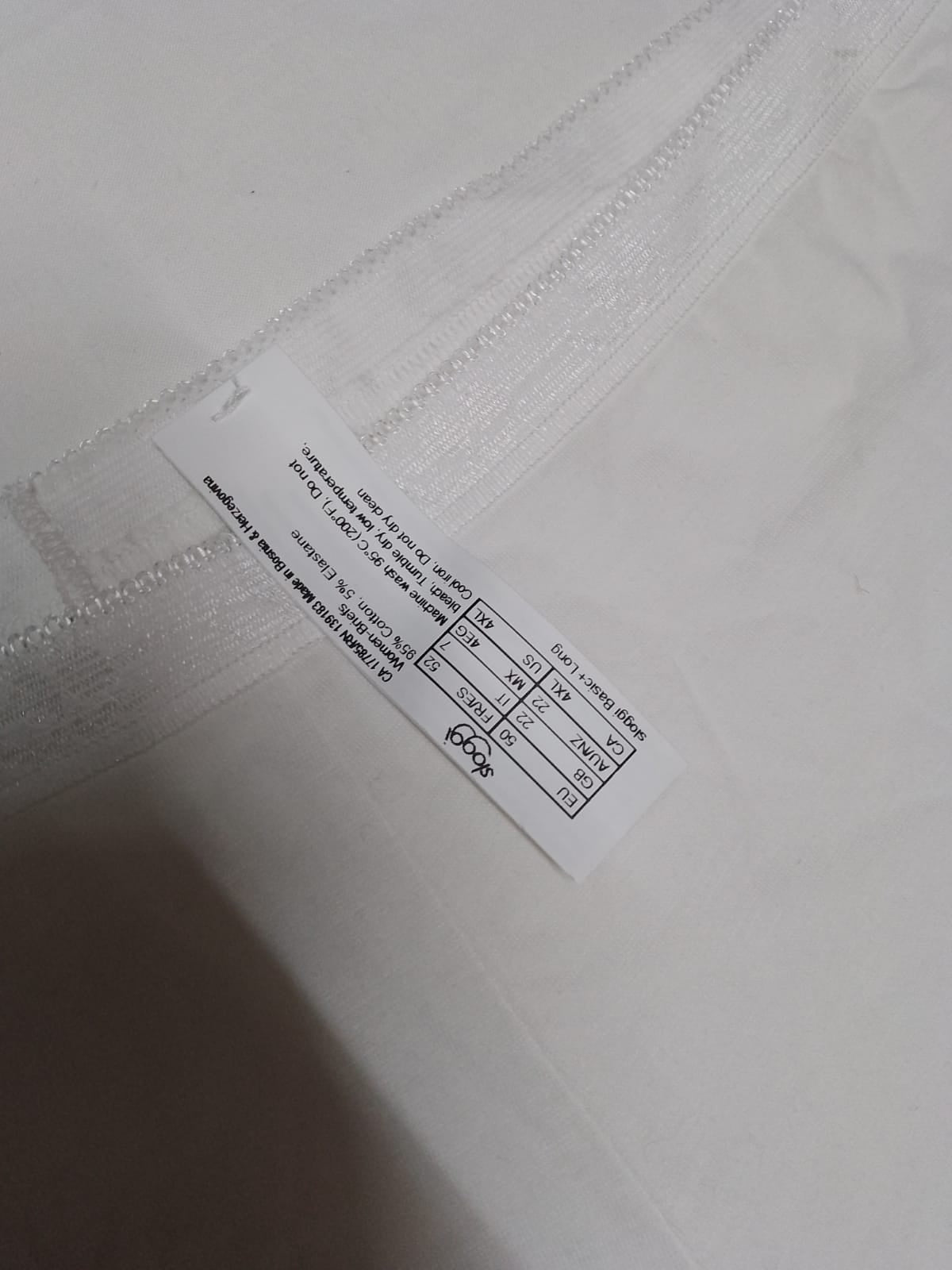 Ladies Size 22 - white underwear pants 'Sloggi'