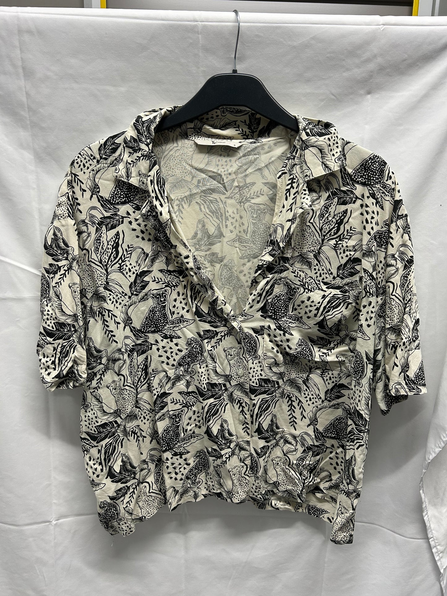 Ladies size 18 - animal print shirt