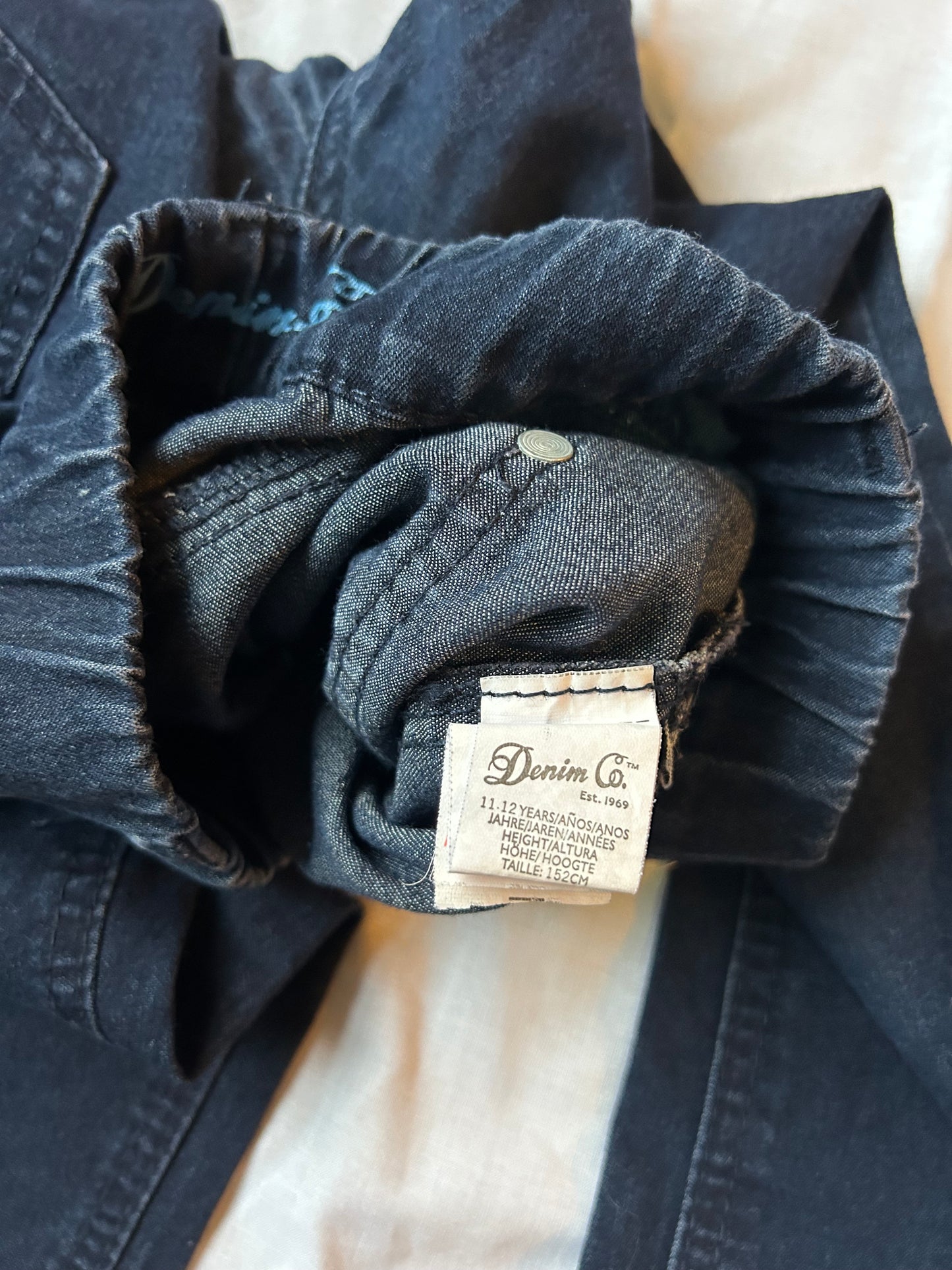 Kids Age 11-12 denim and co dark blue jeans