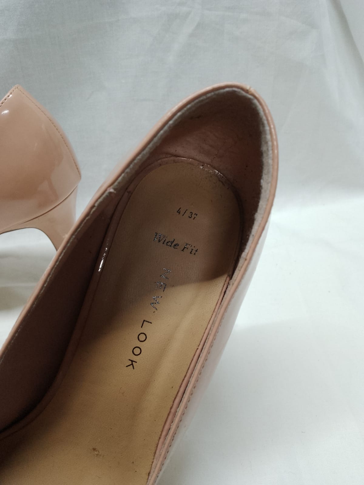 Ladies Size 4 - Nude Heels / Shoes ‘New Look’