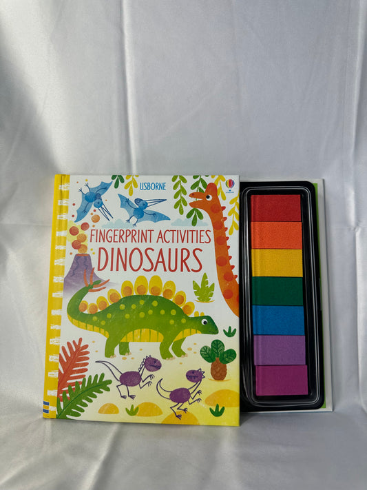 Kids Book - Dinosaur Fingerprint Activities
