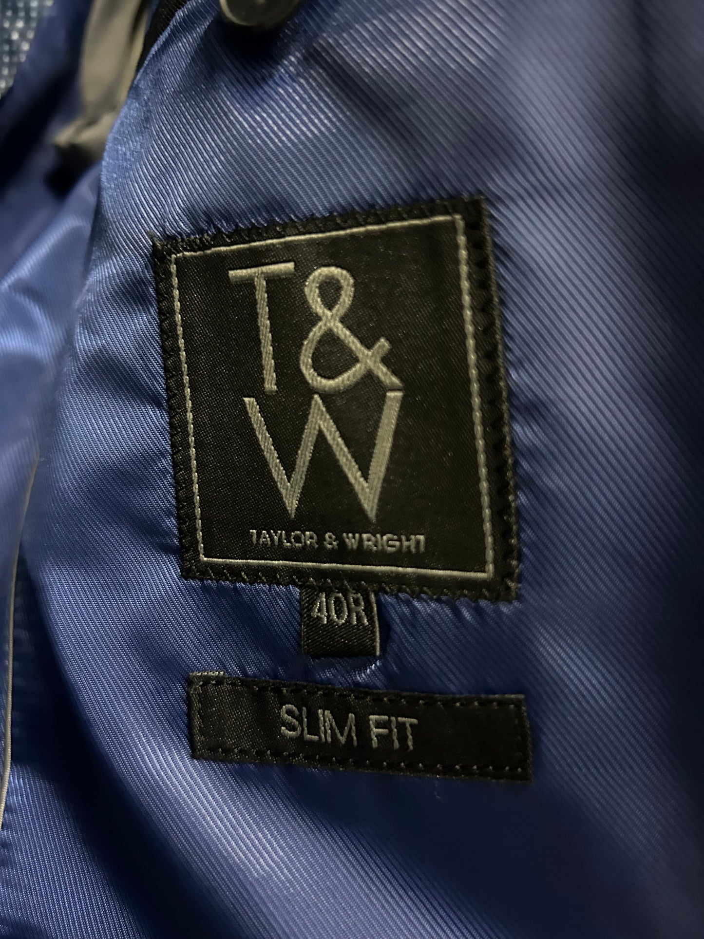 Mens Taylor and Wright Grey Jacket (40 inch) Suit Jacket