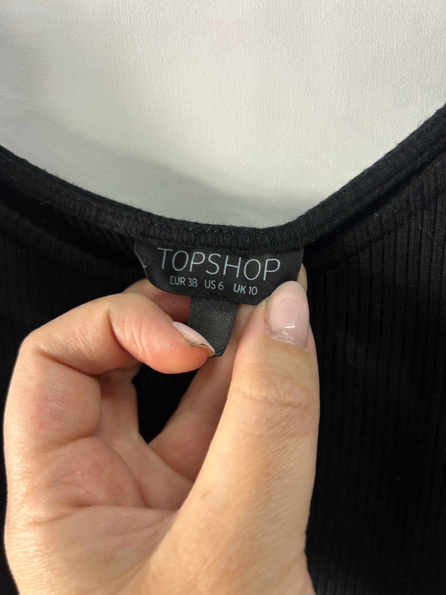 Ladies Maternity Dress - Size 10 - Black Topshop