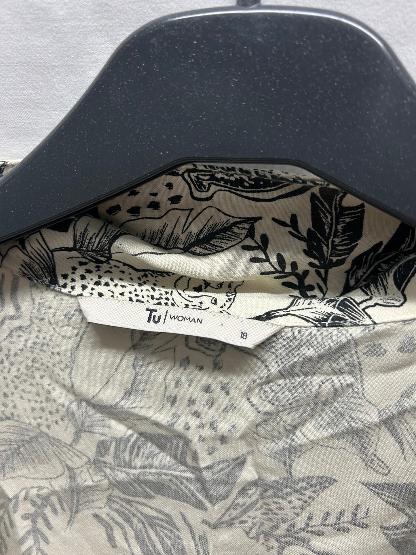Ladies size 18 - animal print shirt