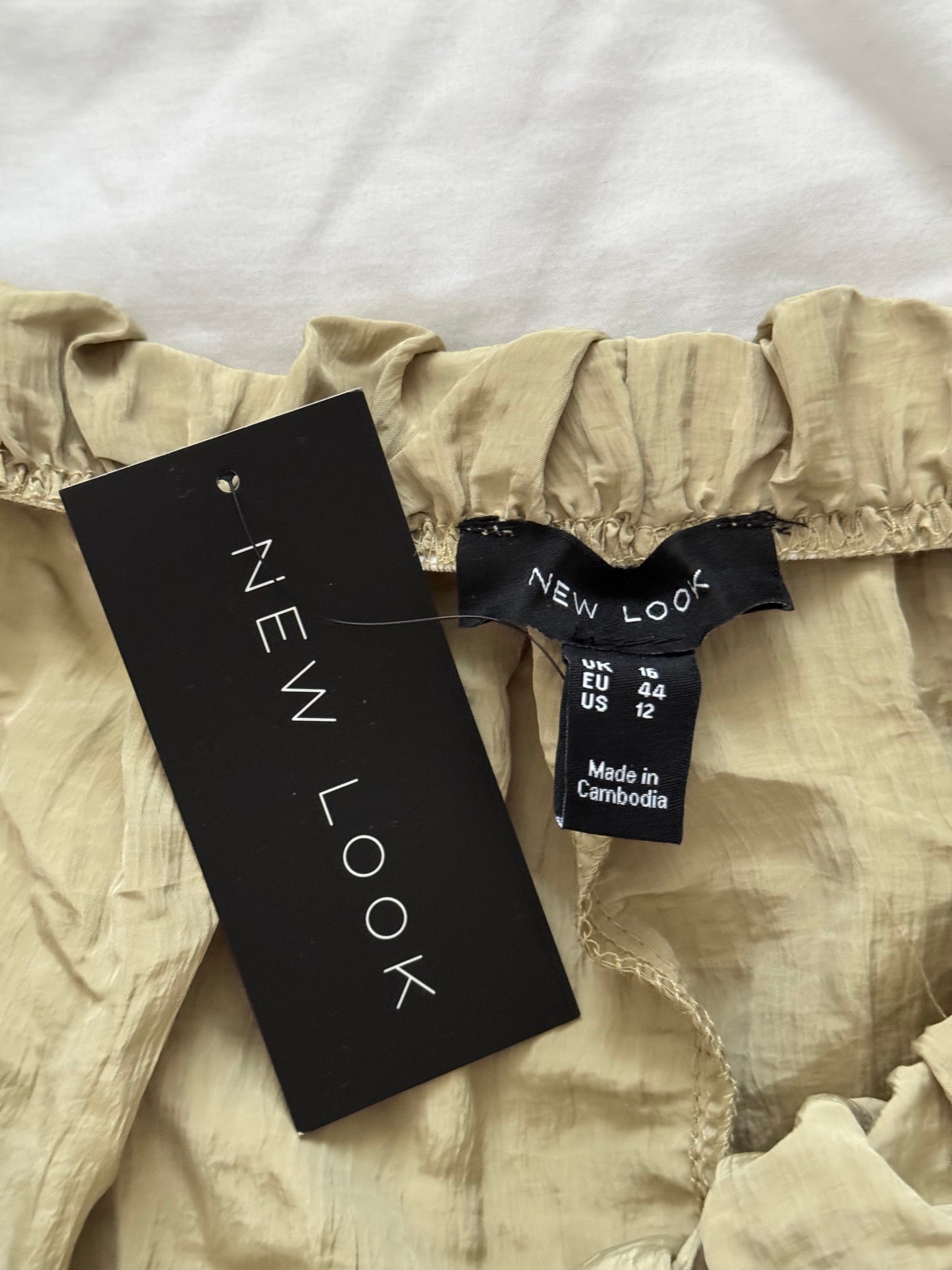 Ladies size 16 - New Look khaki t-shirt