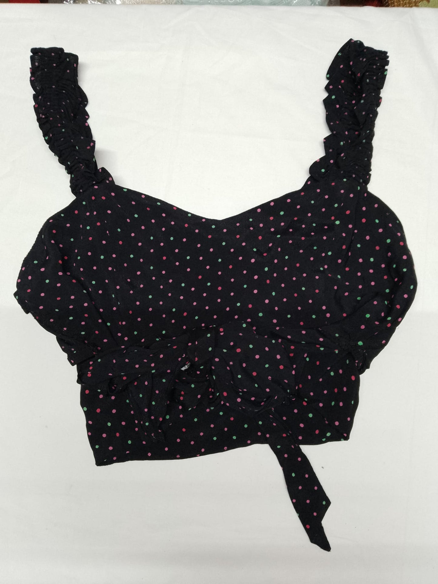 Ladies swim polka dot bikini top 'Miss selfridge' size 16