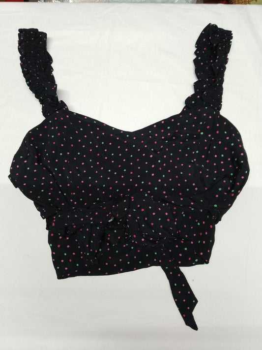 Ladies swim polka dot bikini top 'Miss selfridge' size 16