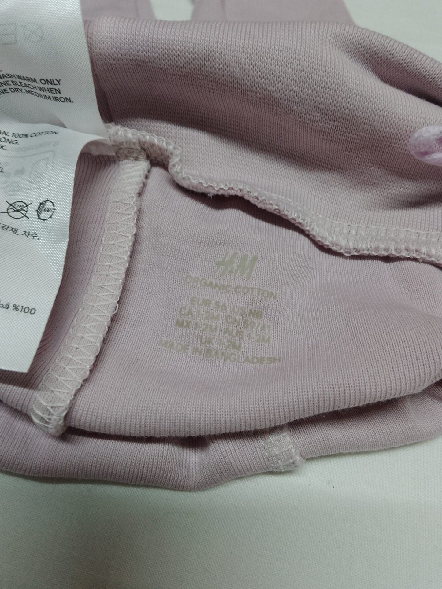 Baby 1-2 months lilac leggings